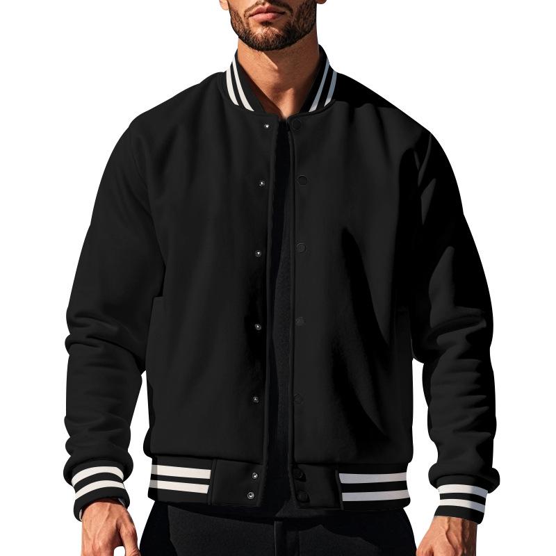 Heren Baseballjacke – Sportieve jas met staande kraag en comfortabele pasvorm