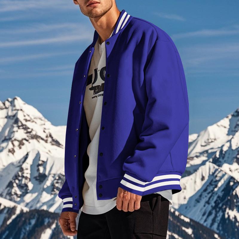 Heren Baseballjacke – Sportieve jas met staande kraag en comfortabele pasvorm