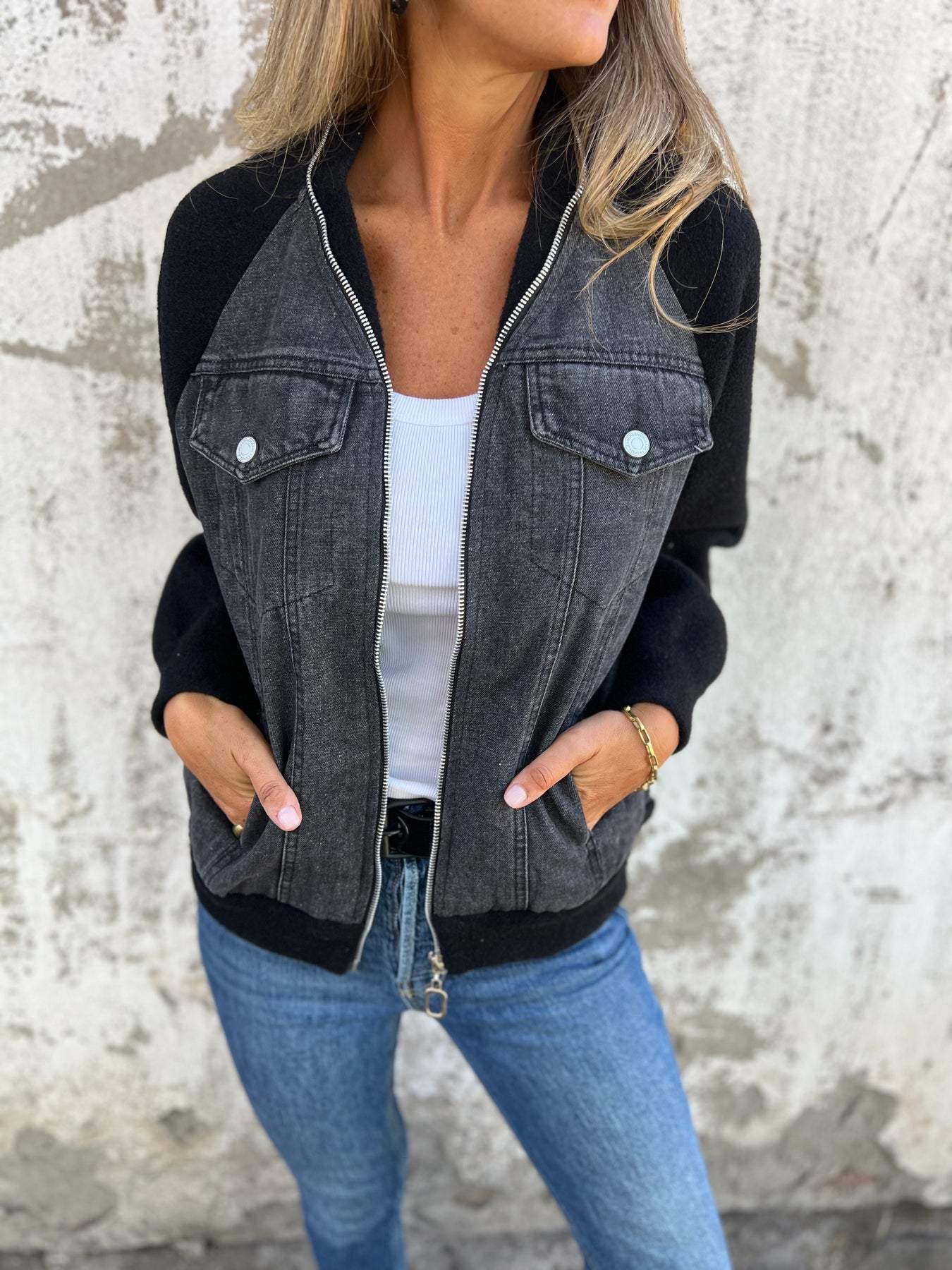 Zip-Up Jack voor Dames – Damesjack met Rits, Casual en Comfortabel voor Elke Gelegenheid