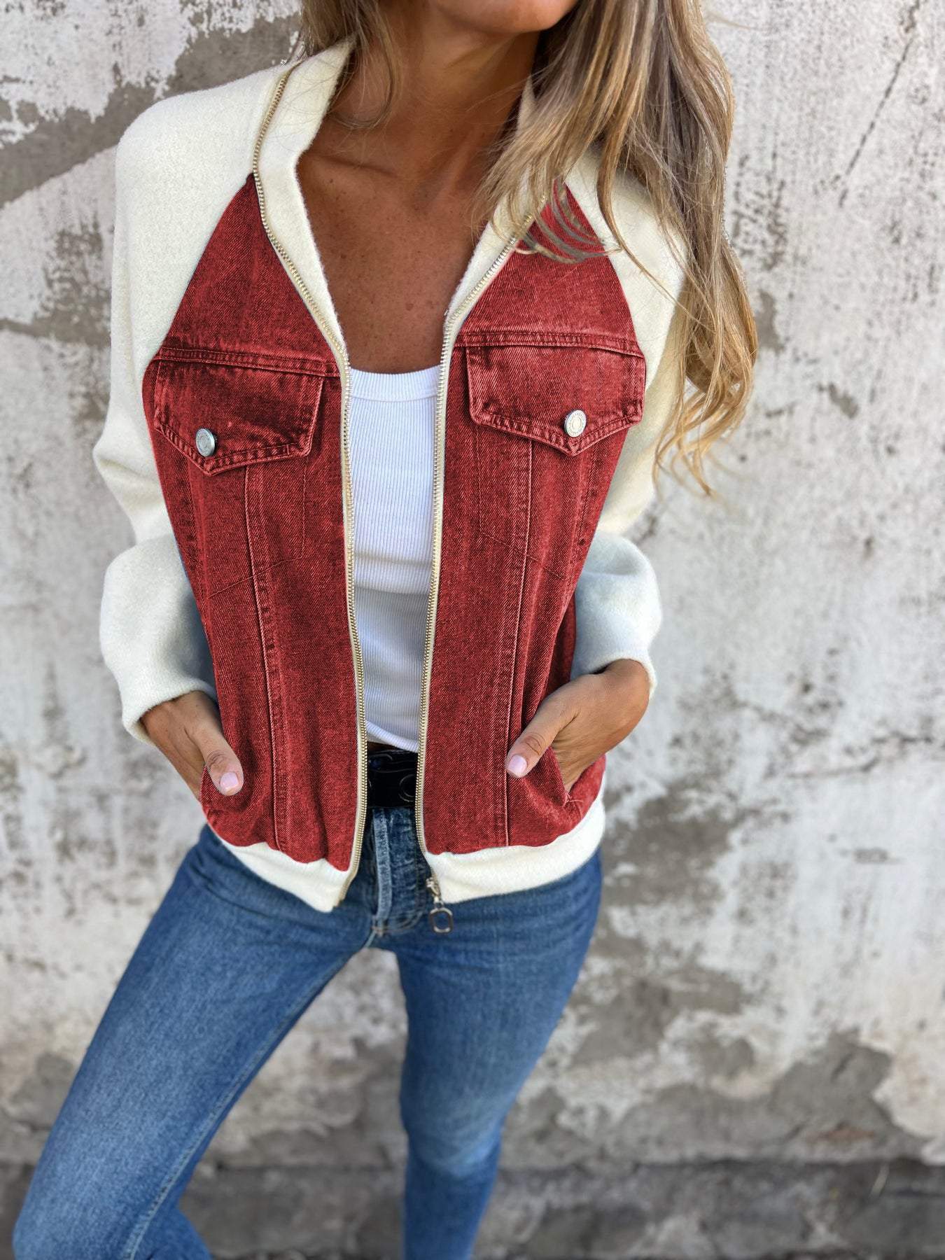 Zip-Up Jack voor Dames – Damesjack met Rits, Casual en Comfortabel voor Elke Gelegenheid