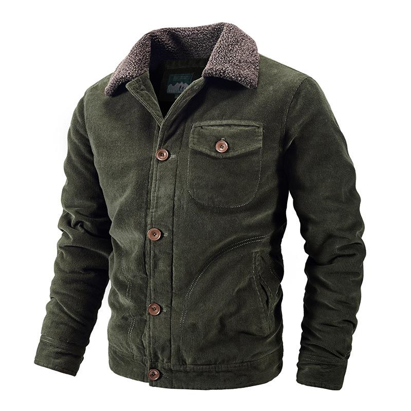 Vintage Herenjacke – Multifunctionele jas met meerdere zakken voor heren