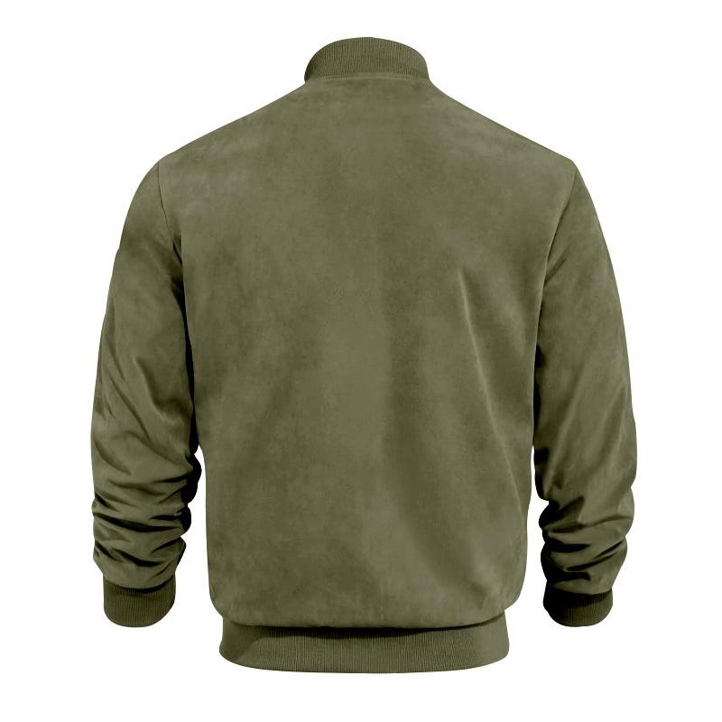 Jack met rits heren – Casual jack met zijzakken en doorlopende rits voor heren
