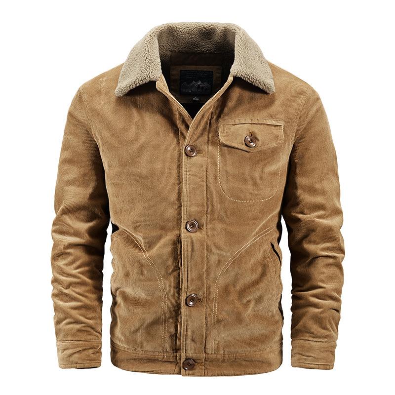 Vintage Herenjacke – Multifunctionele jas met meerdere zakken voor heren