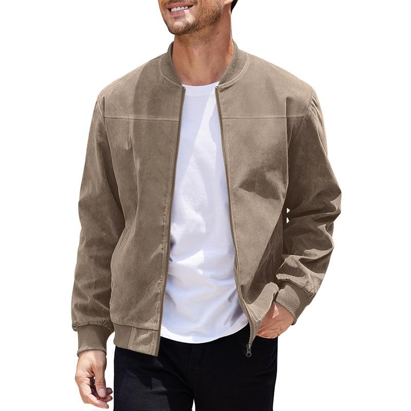 Jack met rits heren – Casual jack met zijzakken en doorlopende rits voor heren