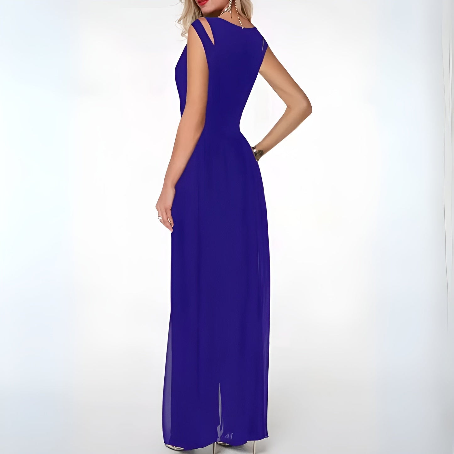 Mouwloze Jumpsuit Dames – Elegante jumpsuit zonder mouwen voor zomerfeest