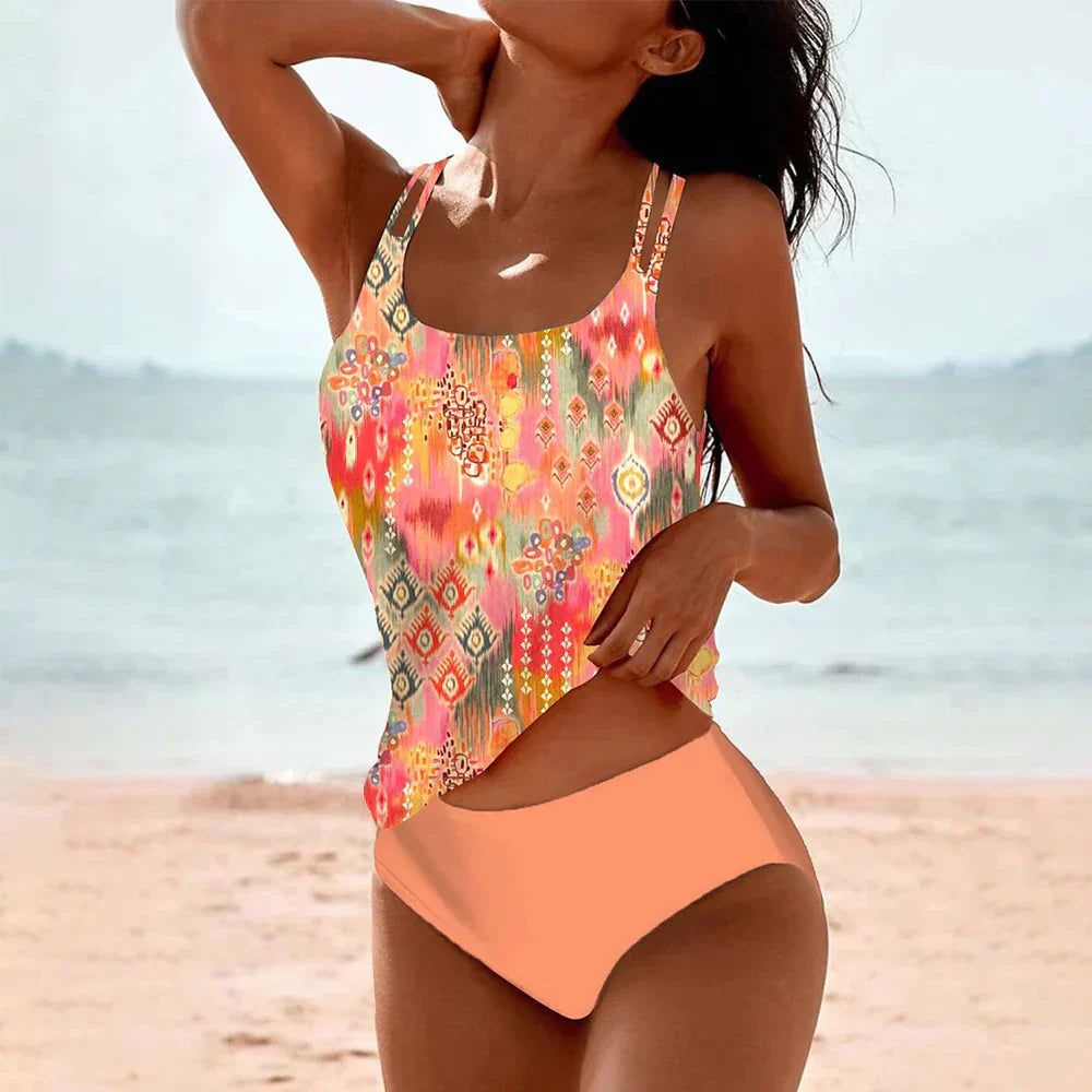 Badpak dames – Boho stijl met zomerse kleuren voor opvallende strandlooks