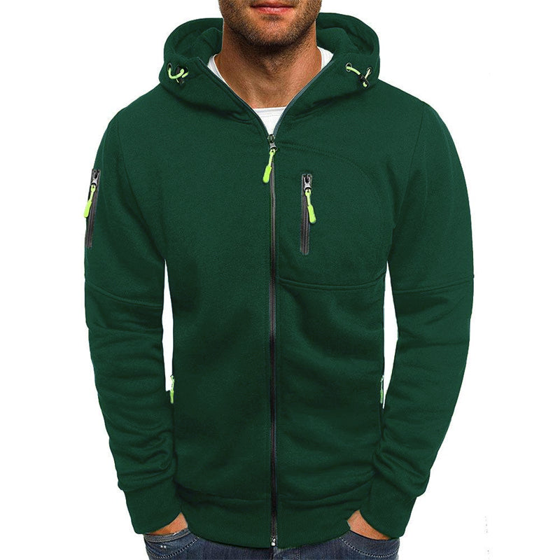 Heren hoodie met meerdere zakken – Comfortabele en stijlvolle sweatshirt met praktische opbergmogelijkheden
