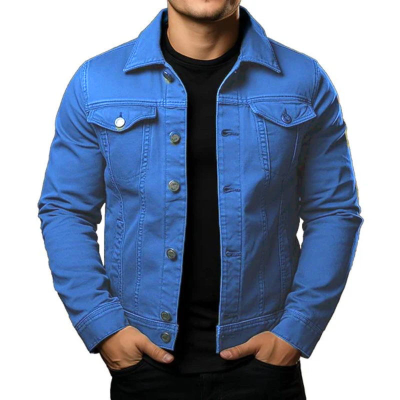Heren-knopjack met borstzakken – Casual overhemdjack voor heren, stijlvol en comfortabel