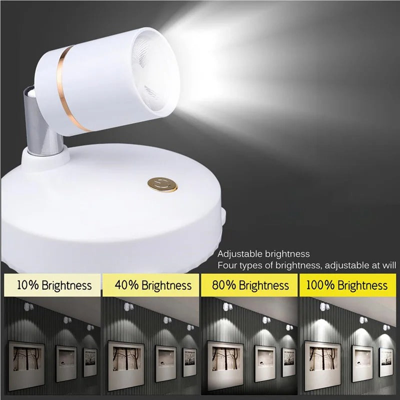 Draadloze LED Spotlamp Circulair plafondlamp