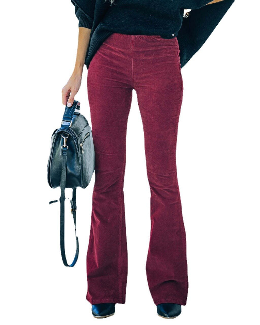 Flared Pants Dames – Smalle Flared Broek voor Casual en Chic Outfits