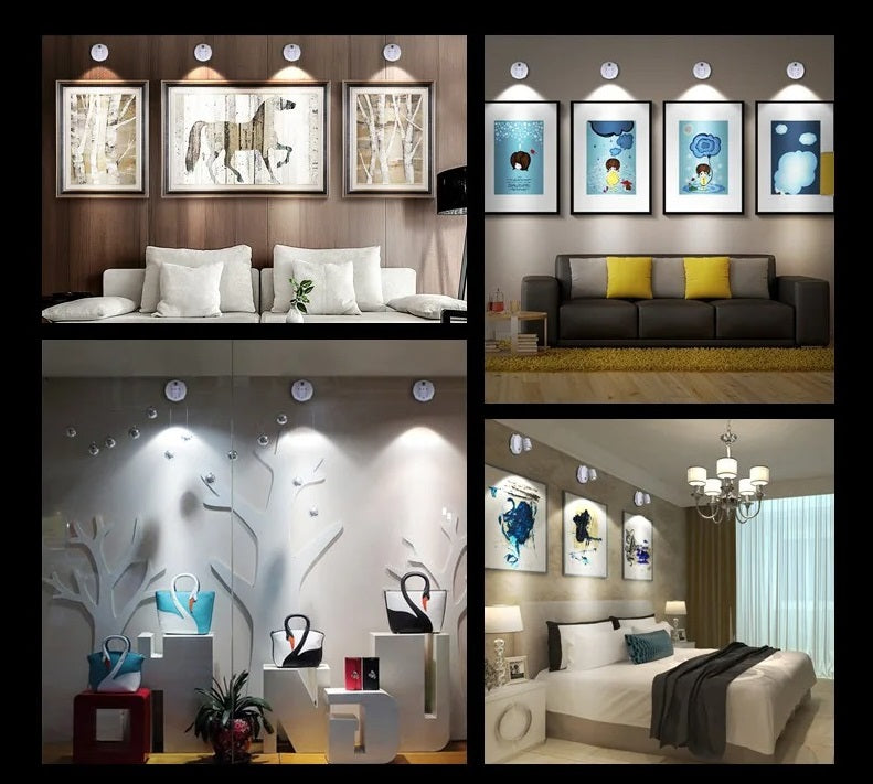 Draadloze LED Spotlamp Circulair plafondlamp