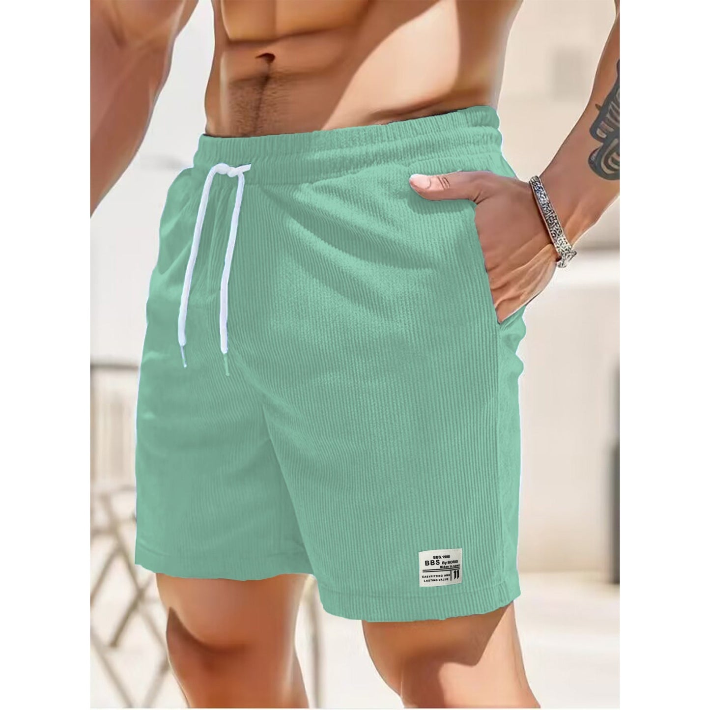 Shorts voor heren – Comfortabele vrijetijdshorts van ademend materiaal voor zomer