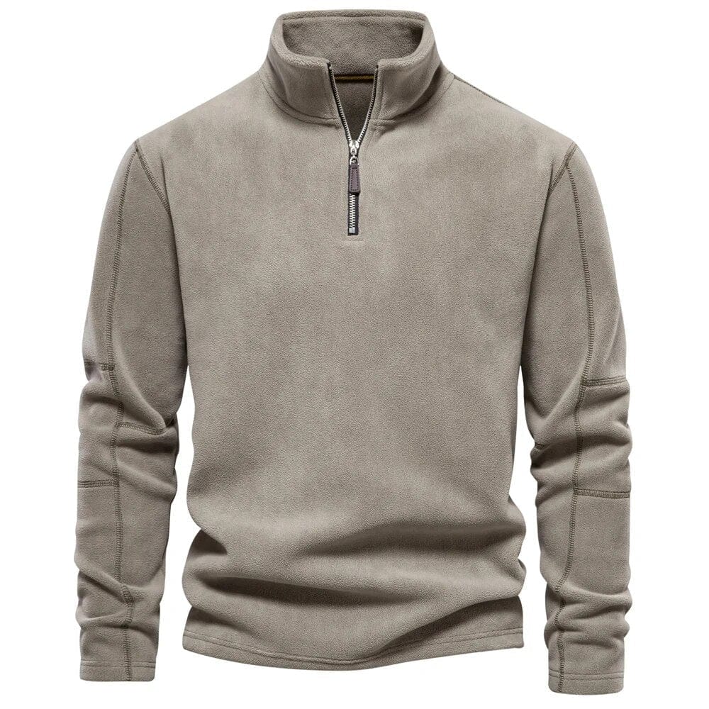 Half Zip Pullover heren – Comfortabele fleece trui voor casual en sportief