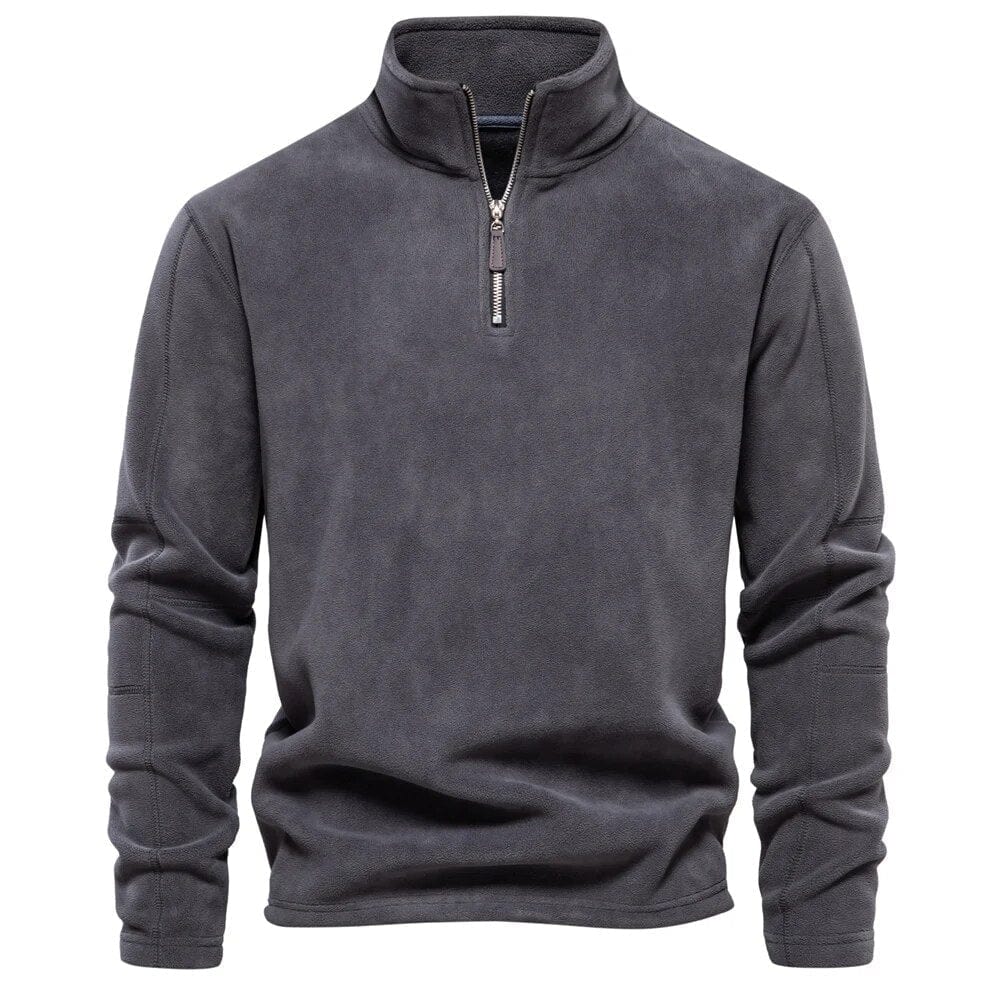 Half Zip Pullover heren – Comfortabele fleece trui voor casual en sportief