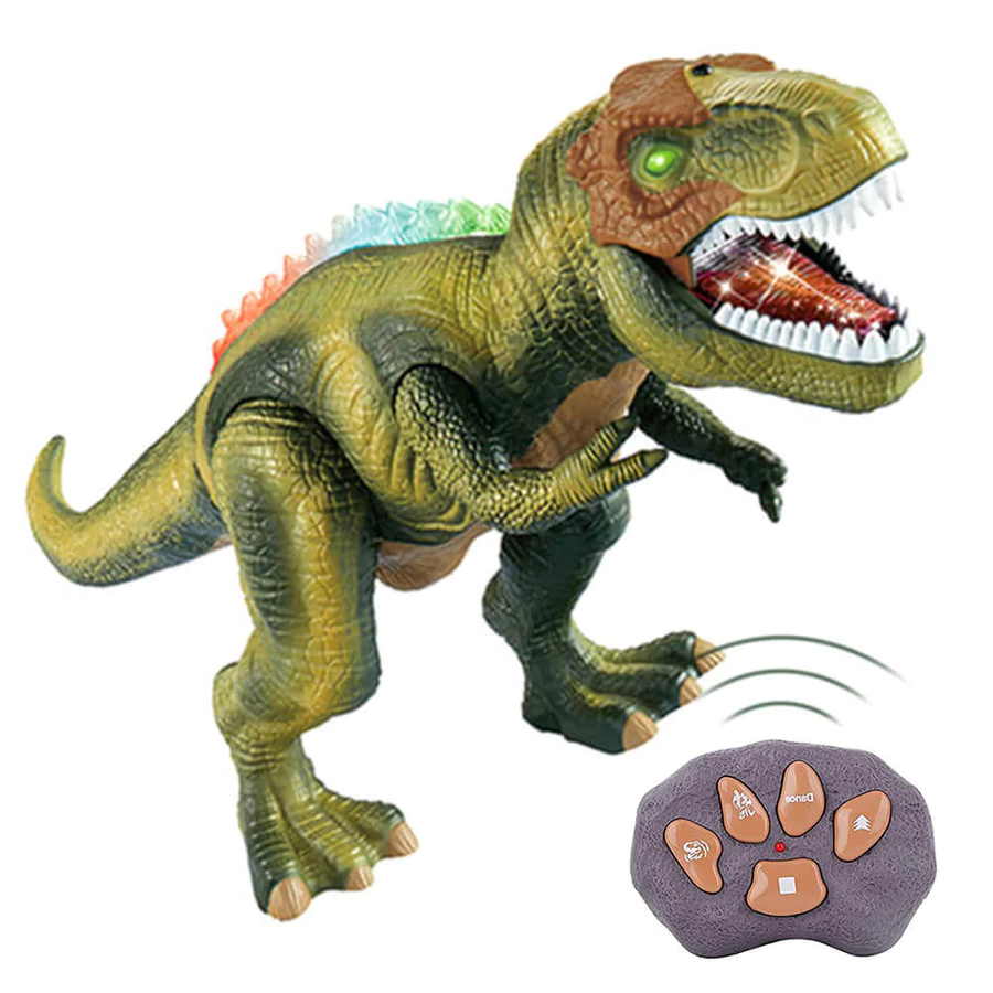 Afstandsbediening Dinosaurusspeelgoed met LED Licht