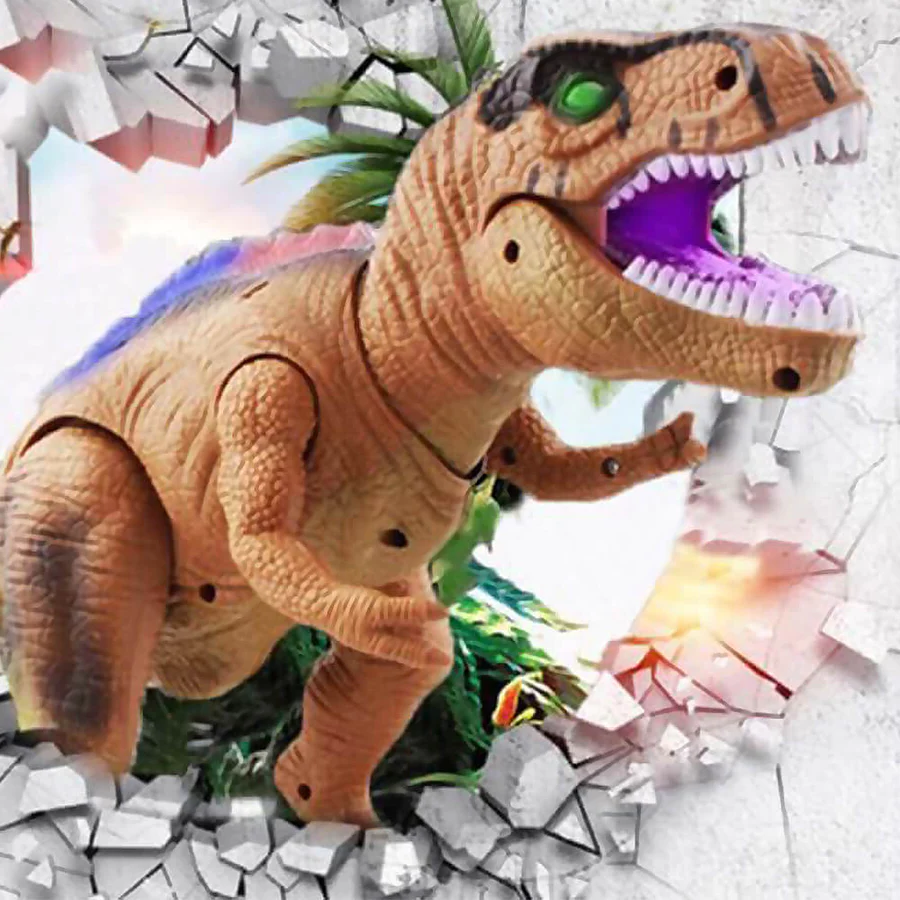 Afstandsbediening Dinosaurusspeelgoed met LED Licht