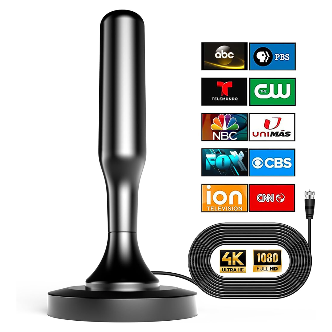 4K HDTV Antenne Magnetisch Digitale TV Antenne Binnen HD Ontvangst