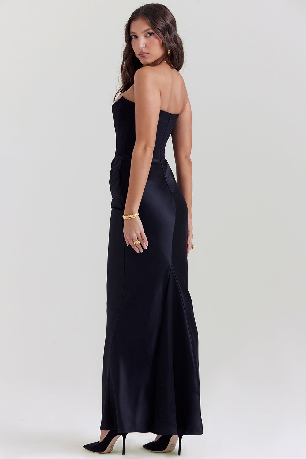 Korsetjurk dames – Elegante strapless jurk voor bruiloft en feestgelegenheden