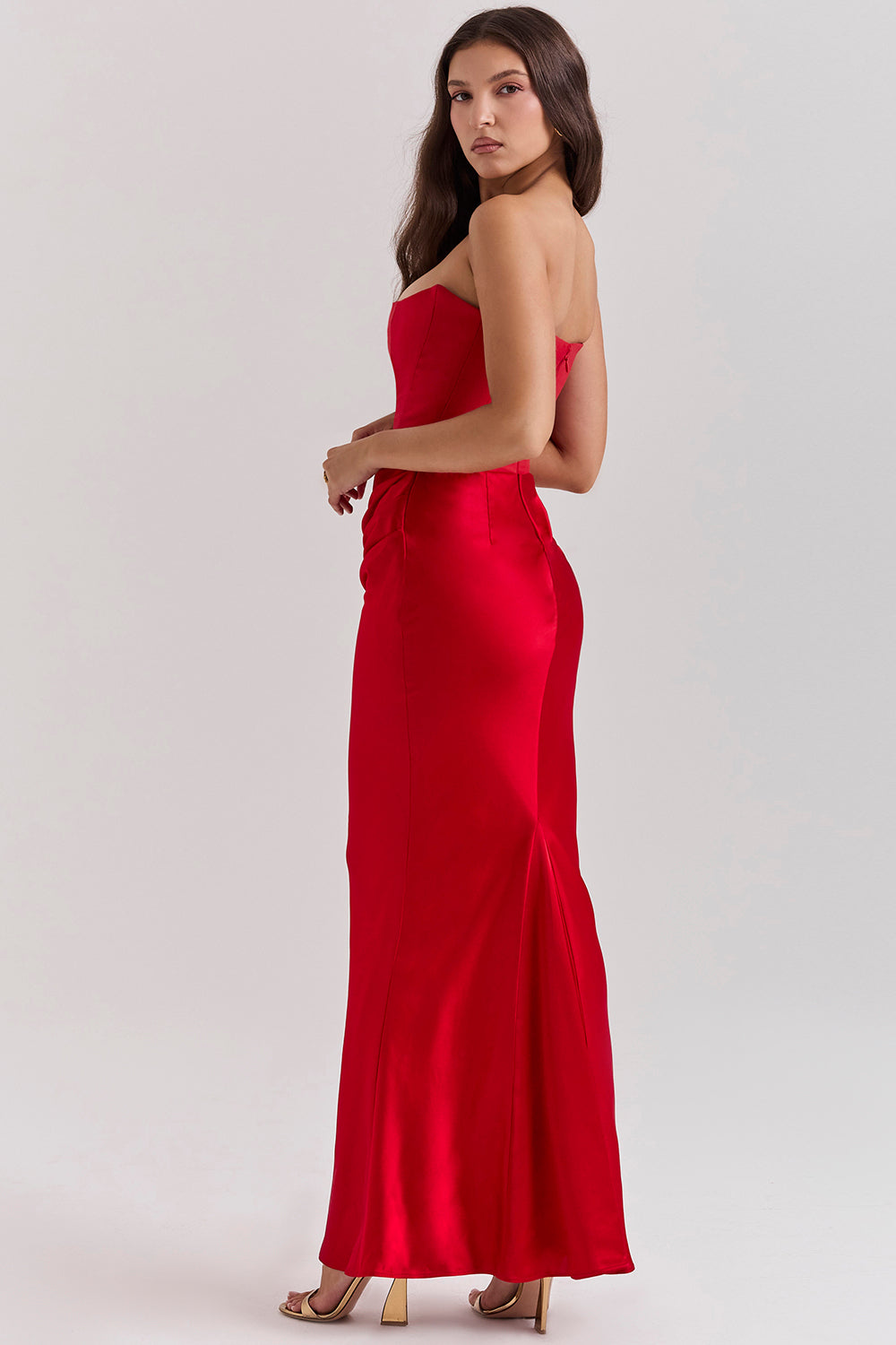 Korsetjurk dames – Elegante strapless jurk voor bruiloft en feestgelegenheden