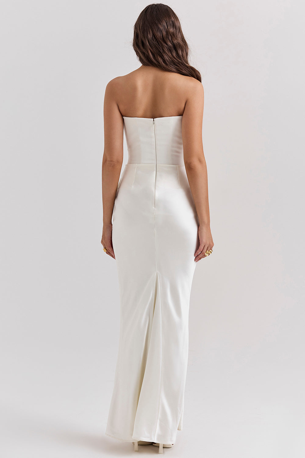 Korsetjurk dames – Elegante strapless jurk voor bruiloft en feestgelegenheden