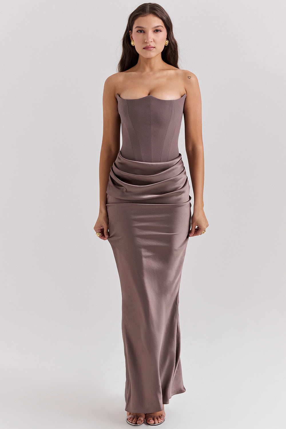Korsetjurk dames – Elegante strapless jurk voor bruiloft en feestgelegenheden