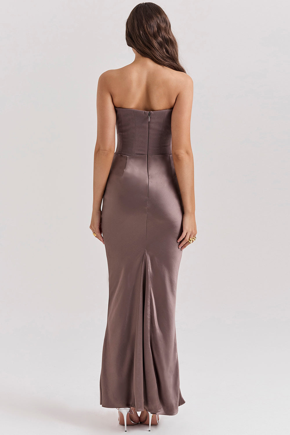 Korsetjurk dames – Elegante strapless jurk voor bruiloft en feestgelegenheden