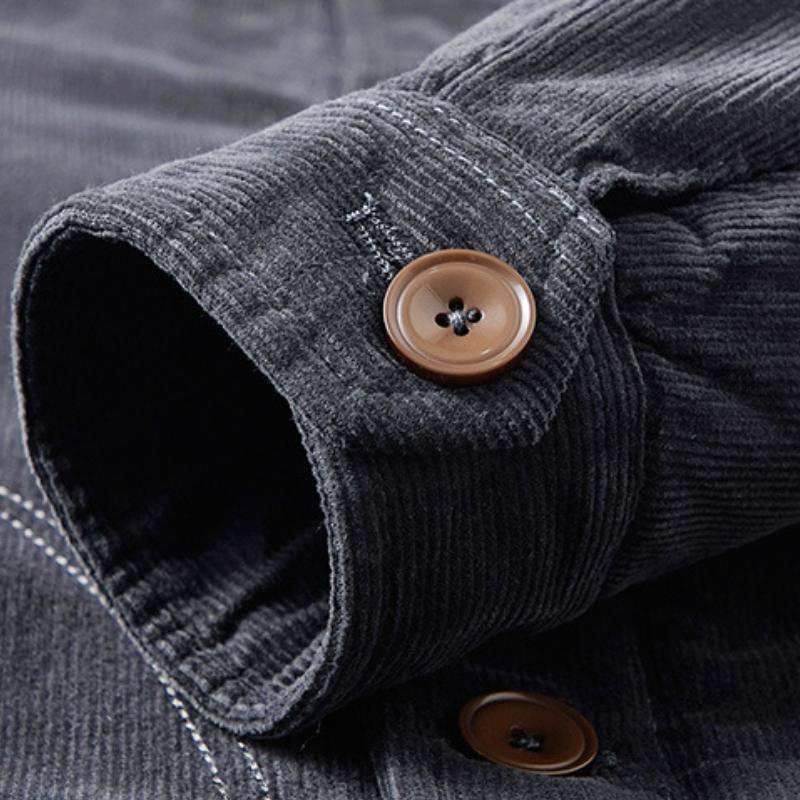 Vintage Herenjacke – Multifunctionele jas met meerdere zakken voor heren