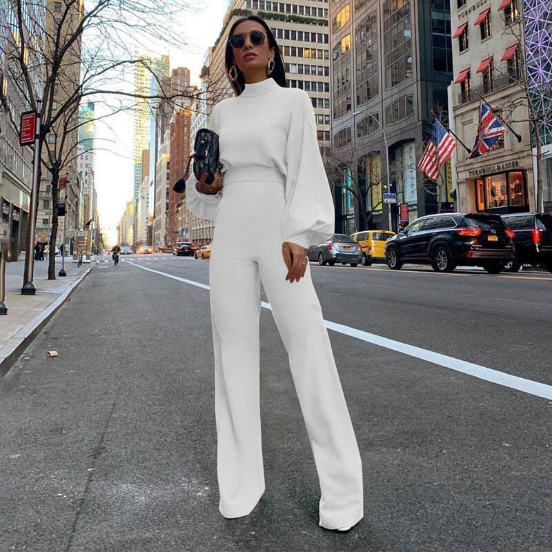 Lange mouwen dames jumpsuit – Elegante jumpsuit met comfortabele pasvorm voor elke gelegenheid