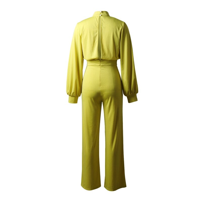 Lange mouwen dames jumpsuit – Elegante jumpsuit met comfortabele pasvorm voor elke gelegenheid