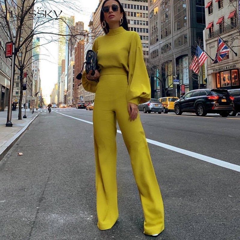 Lange mouwen dames jumpsuit – Elegante jumpsuit met comfortabele pasvorm voor elke gelegenheid