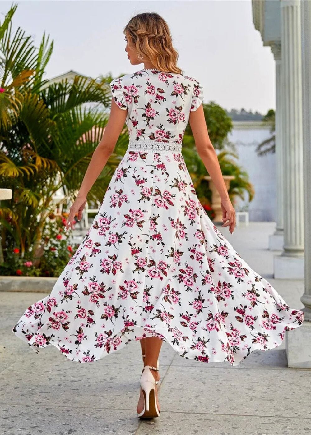 Bohemian Plattelandsjurk – Lange jurk met bloemenprint, luchtig en stijlvol