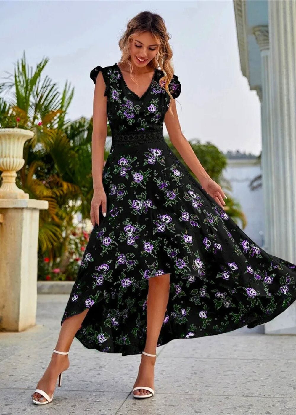Bohemian Plattelandsjurk – Lange jurk met bloemenprint, luchtig en stijlvol
