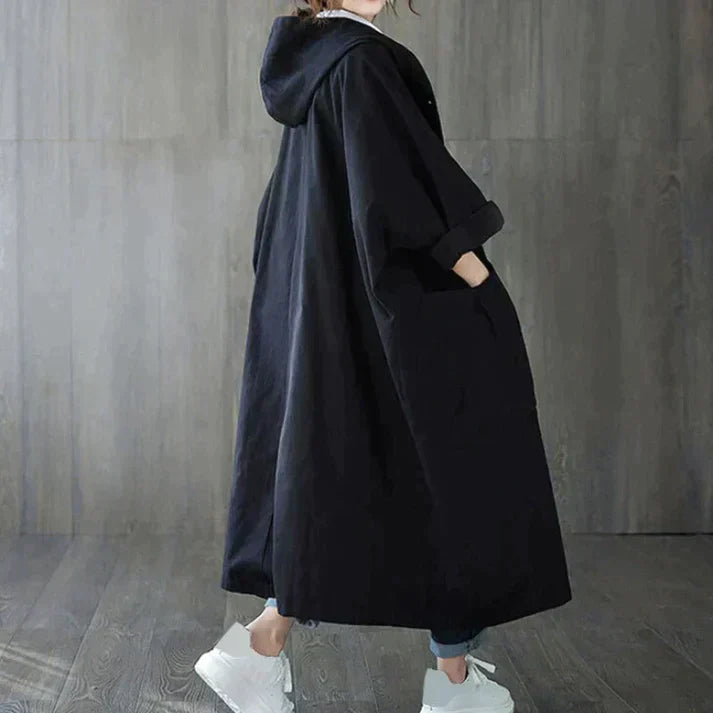 Trenchcoat dames – Elegante trenchcoat met zakken voor herfst en winter