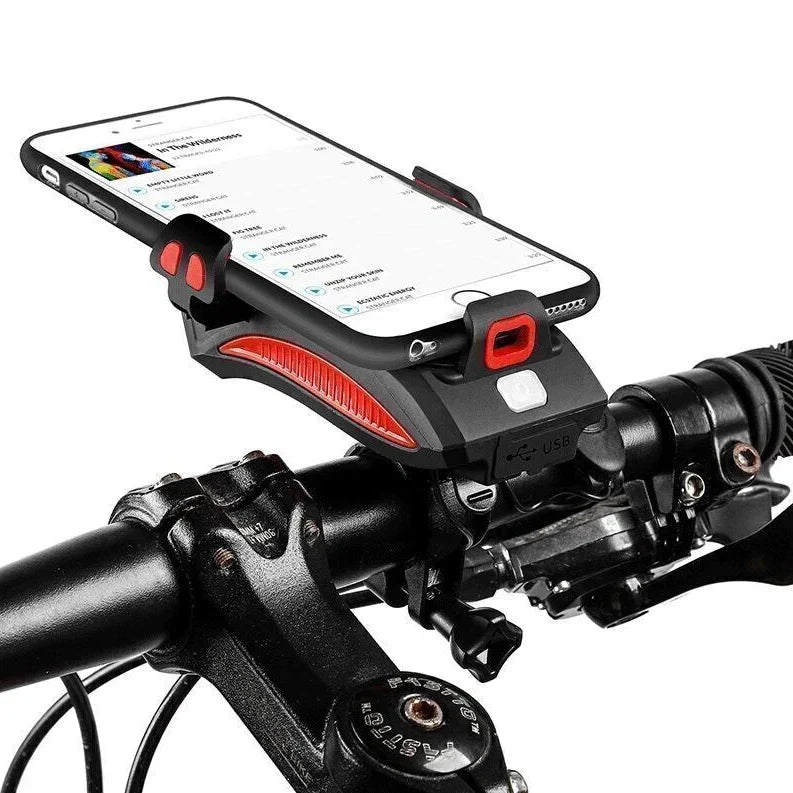 4-in-1 Fietslicht Powerbank 1500 Lumen LED Verlichting