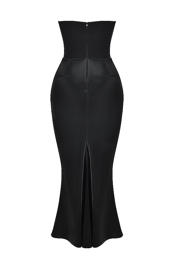 Korsetjurk dames – Elegante strapless jurk voor bruiloft en feestgelegenheden