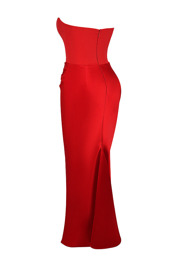Korsetjurk dames – Elegante strapless jurk voor bruiloft en feestgelegenheden