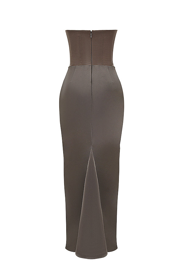 Korsetjurk dames – Elegante strapless jurk voor bruiloft en feestgelegenheden