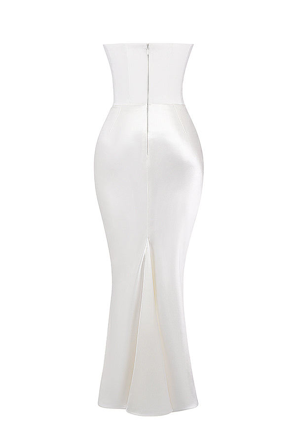 Korsetjurk dames – Elegante strapless jurk voor bruiloft en feestgelegenheden