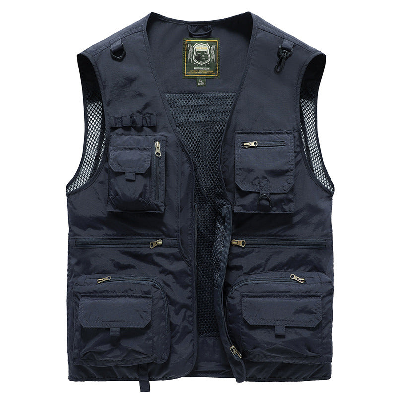 Zomervest met Meerdere Zakjes – Lichtgewicht Casual Vest voor Dames