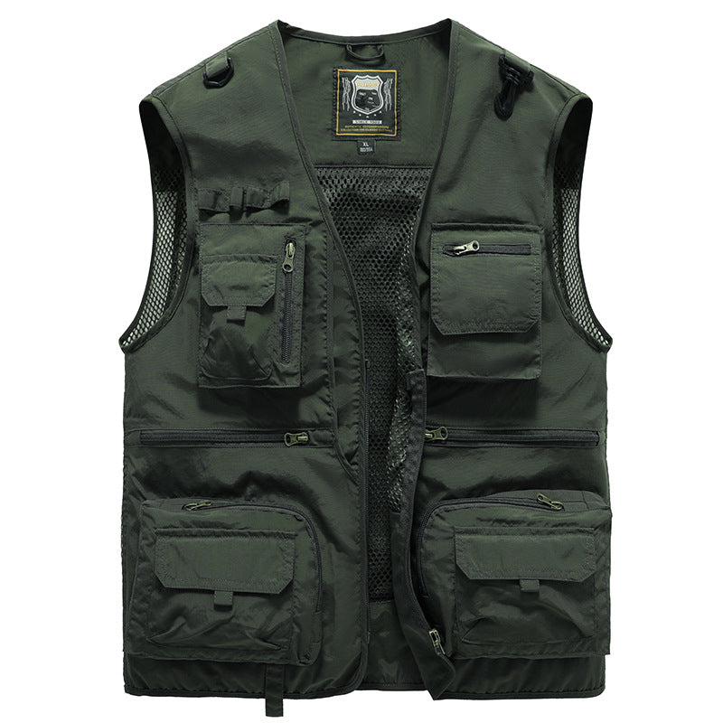 Zomervest met Meerdere Zakjes – Lichtgewicht Casual Vest voor Dames