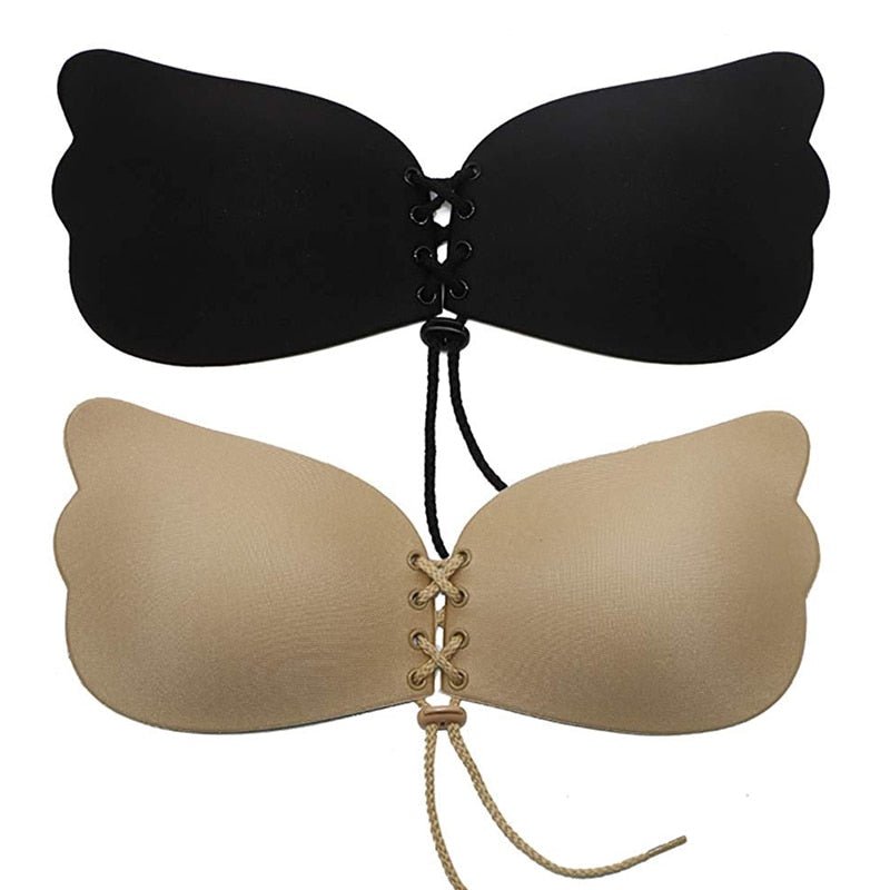 Onzichtbare Push-Up Plak BH – Backless BH met Open Rug voor Onder Jurk
