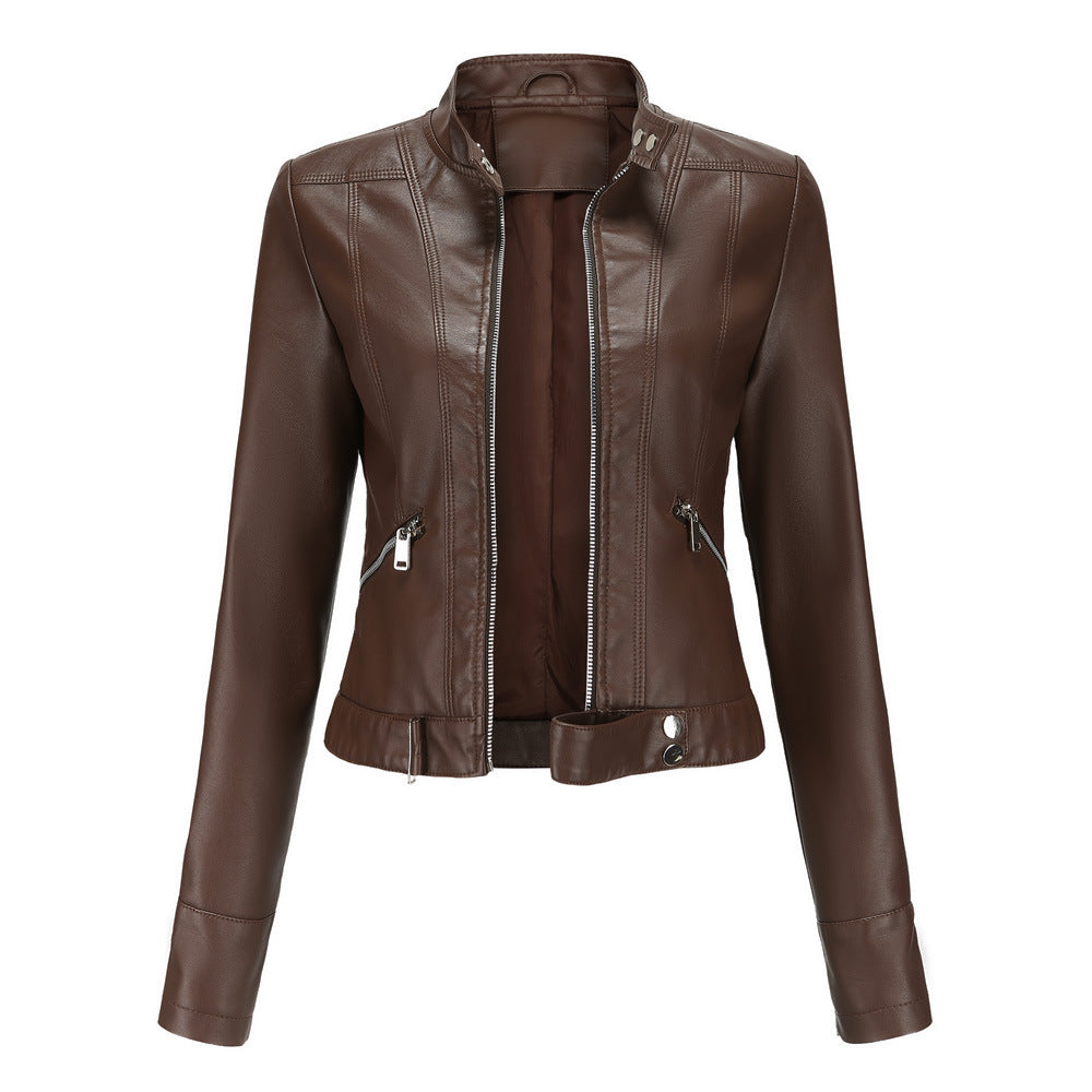 Leren Jas Dames – Elegante Damesjas van Echt Leer voor Herfst en Winter
