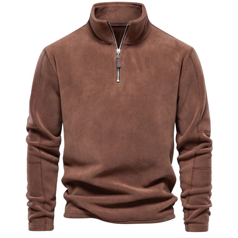 Half Zip Pullover heren – Comfortabele fleece trui voor casual en sportief
