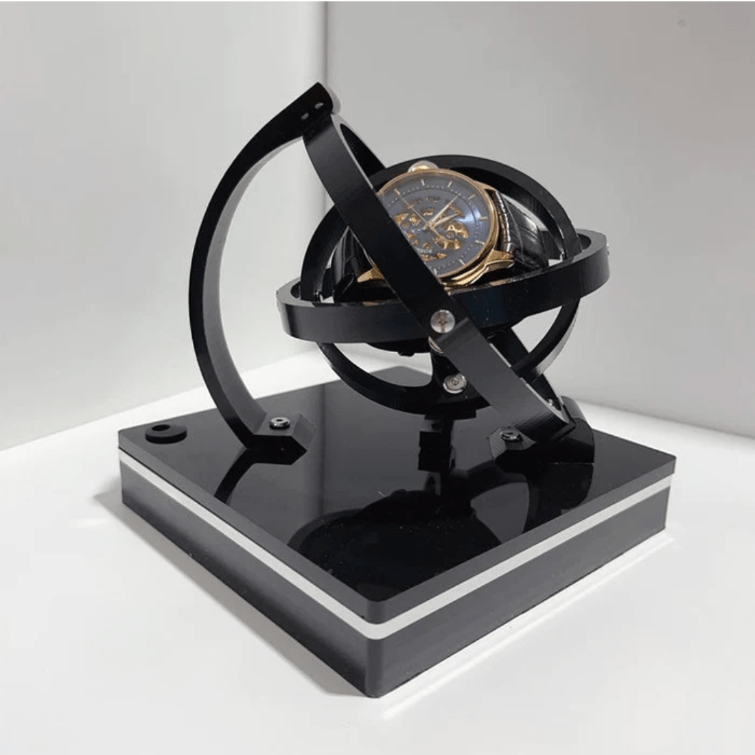 Horlogebeweger voor automatische horloges met luxe display