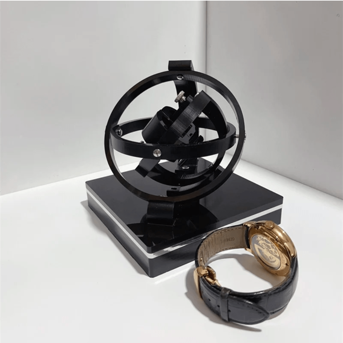 Horlogebeweger voor automatische horloges met luxe display