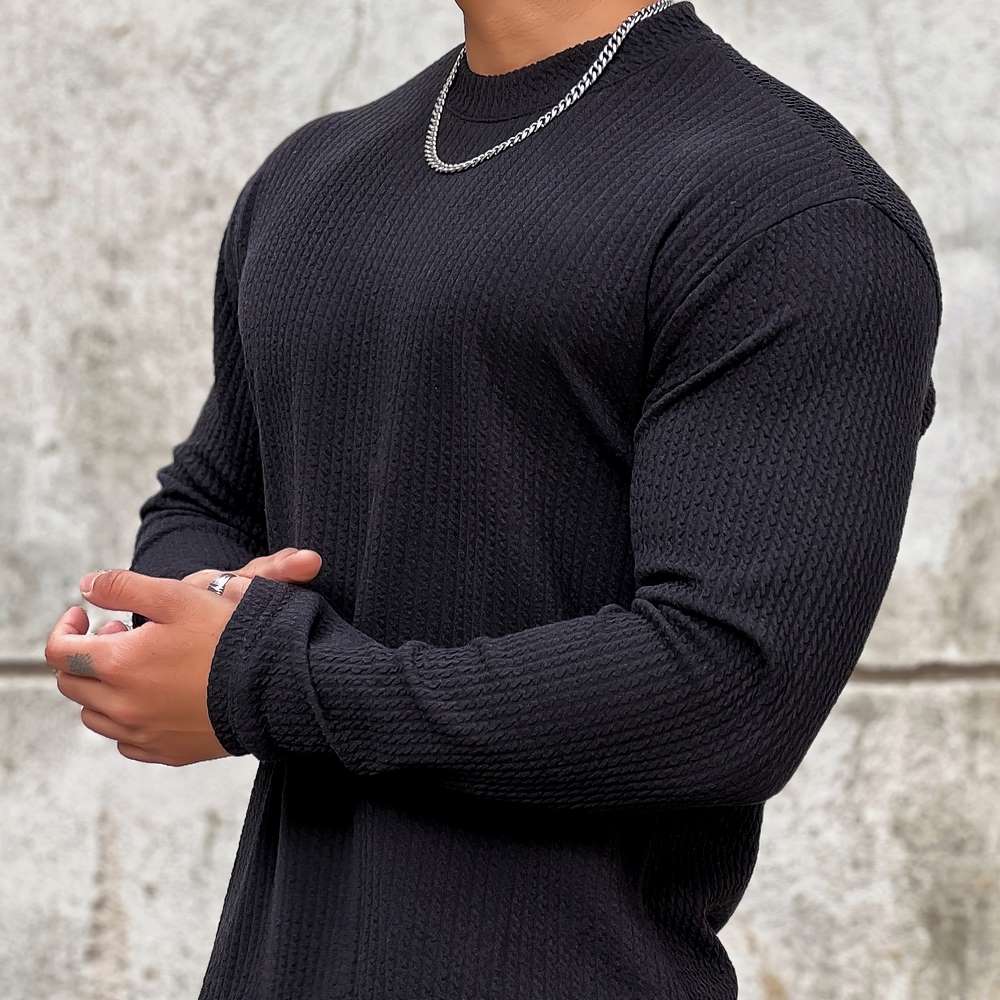 Comfortabele Pullover Heren – Warme Trui van Katoen met Moderne Pasvorm