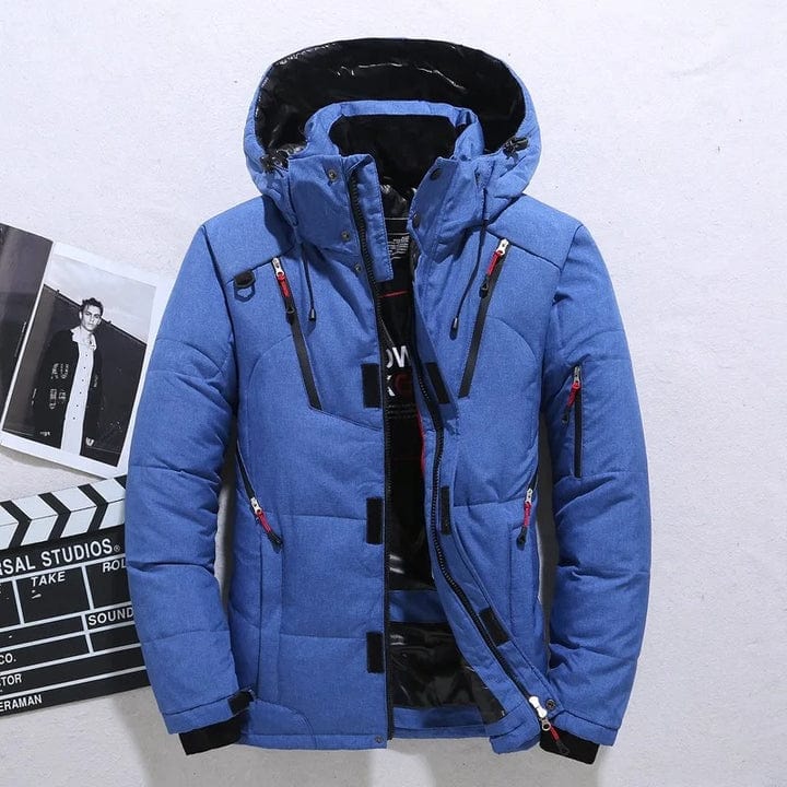 Donsjack heren met capuchon – Warm en stijlvol winterjack voor buitengebruik