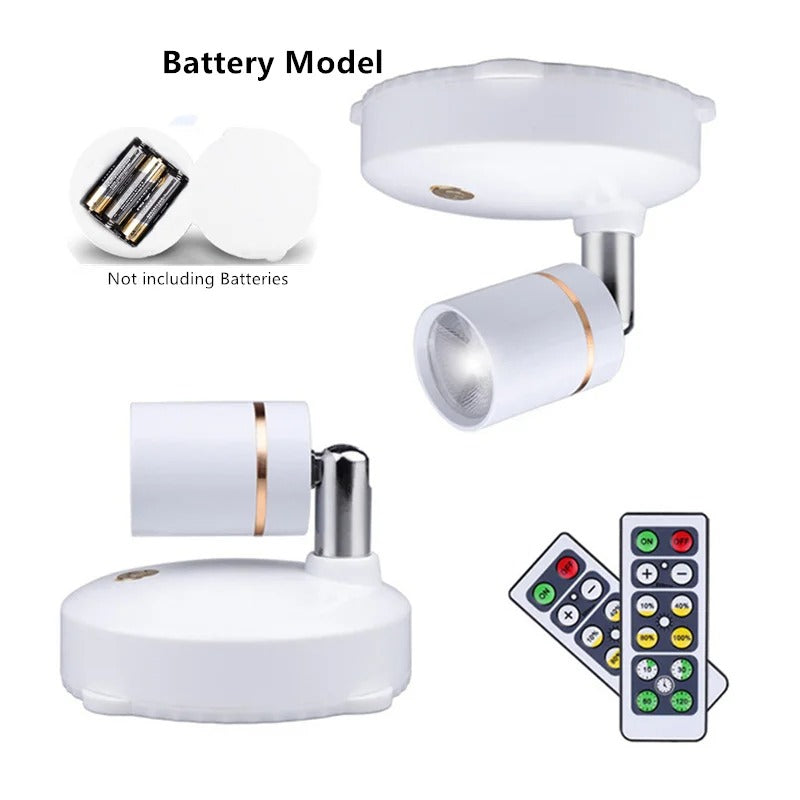 Draadloze LED Spotlamp Circulair plafondlamp