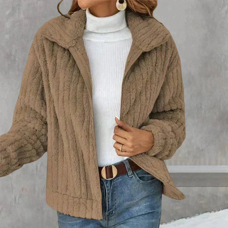 Pluche Vest Dames – Zachte en Warme Vest voor Herfst en Wintermode