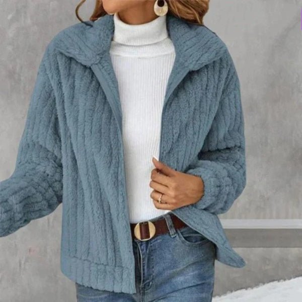 Pluche Vest Dames – Zachte en Warme Vest voor Herfst en Wintermode